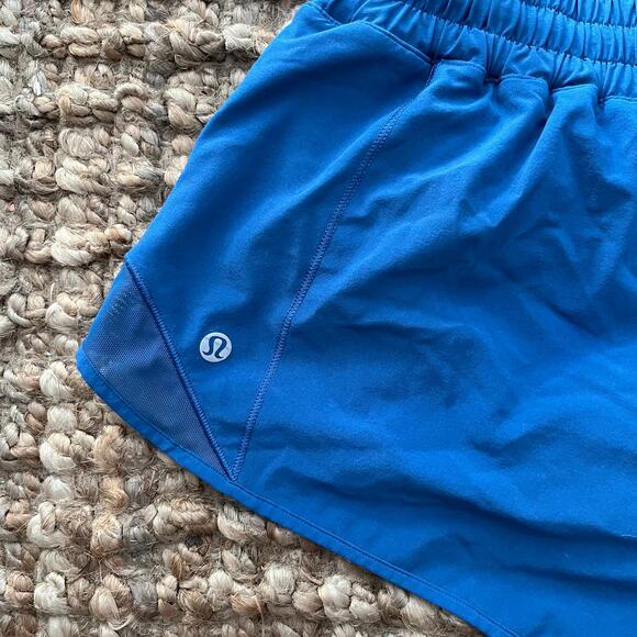 Lululemon Hotty Hot Short II 2.5" Royal Blue Size 8 Excellent Condition - Picture 6 of 11